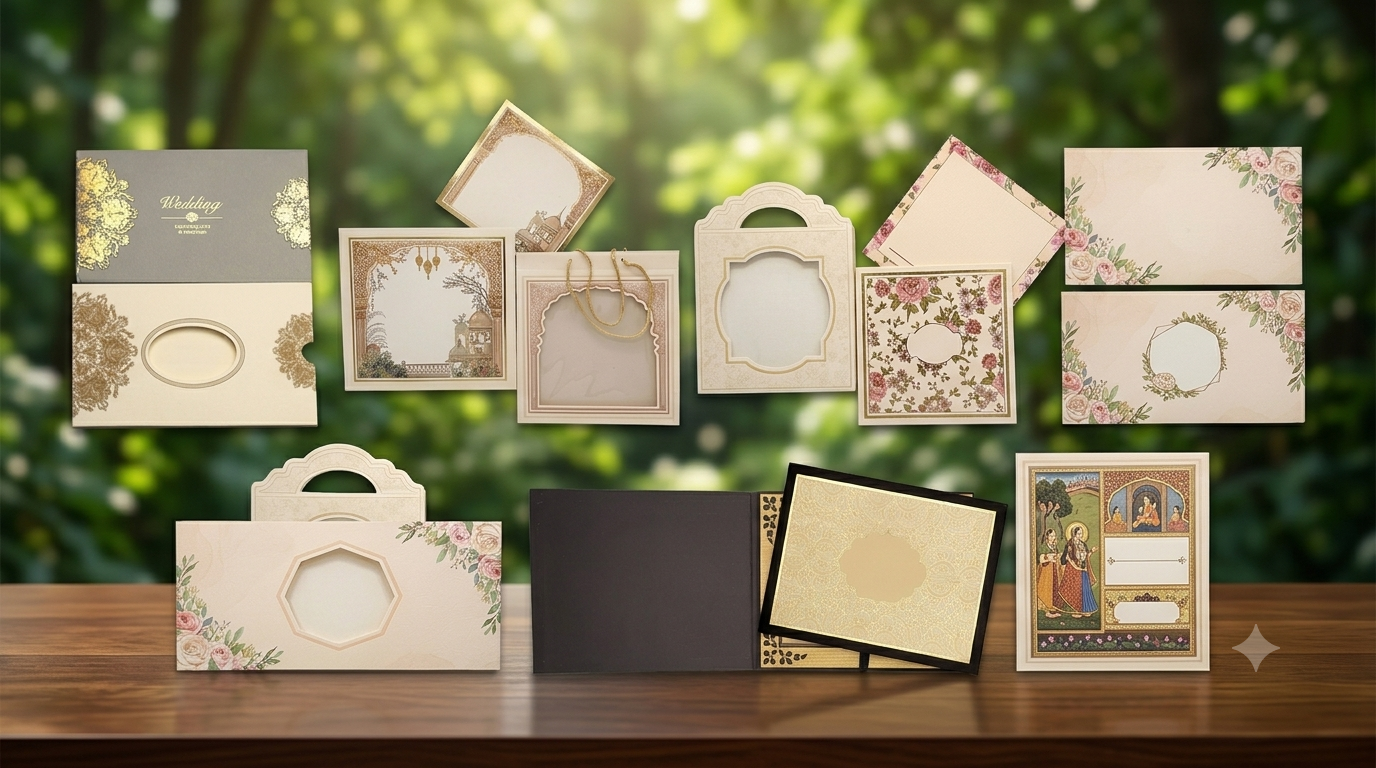Wedding Invitation Cards Pack of 50 | Custom Design | Premium Quality Invitation Cards