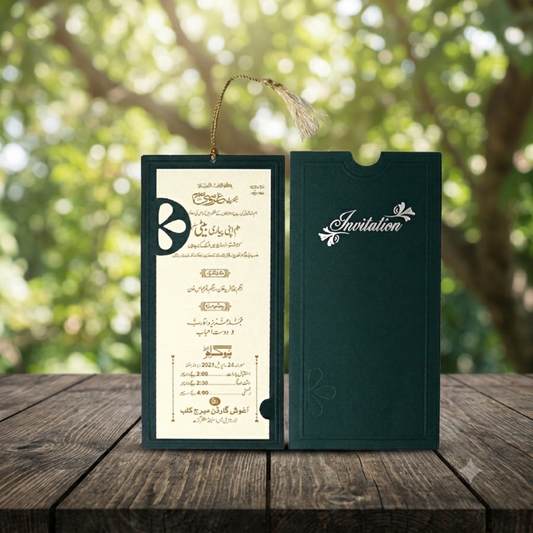 Customized Wedding Invitation Cards – Pack of 50 | Premium Personalized Wedding Cards | Stylish & Unique Invitation Design