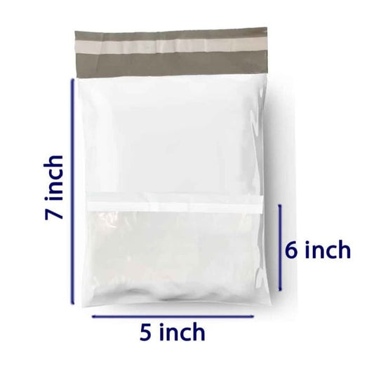 50 Pcs Courier Flyers Shipping Bags With Address Label Pocket - Sizes Available