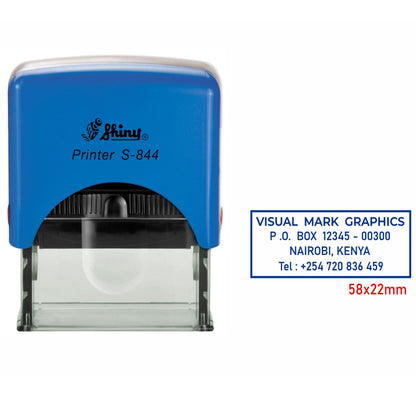 Customize pre ink automatic machine stamp with your own choice