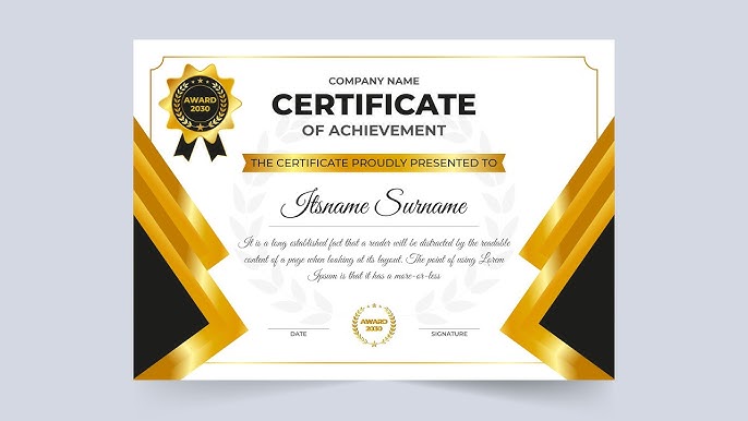 Customized Certificate A4 Size Printing | School Certificate | Achievement Certificate | Appreciation Certificate | A4 Size Certificate For Employee | With Lamination