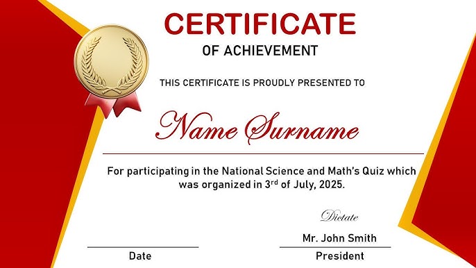 Customized Certificate A4 Size Printing | School Certificate | Achievement Certificate | Appreciation Certificate | A4 Size Certificate For Employee | With Lamination