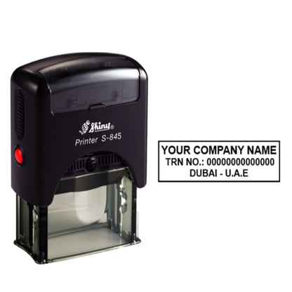 Customize pre ink automatic machine stamp with your own choice