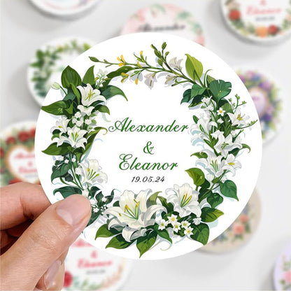 70 Pcs Customized Logo Stickers Own Your Design