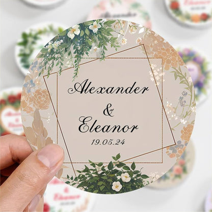 70 Pcs Customized Logo Stickers Own Your Design