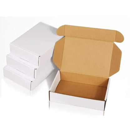 25 Pcs Corrugated Mailer Boxes For Courier & Gift Packing Size 9 x 9 x 3 Inches