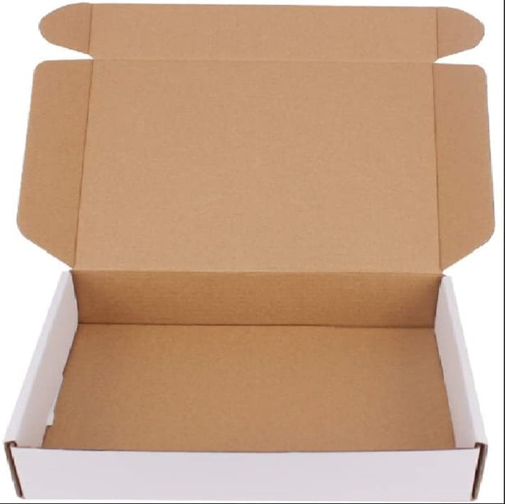 25 Pcs Corrugated Mailer Boxes For Courier & Gift Packing Size 9 x 9 x 3 Inches