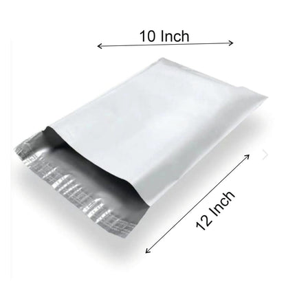 “50 Pcs Courier Flyers Shipping Bags with Address Label Pocket | Multiple Sizes – Secure & Durable Packaging”