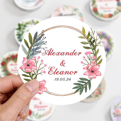70 Pcs Customized Logo Stickers Own Your Design