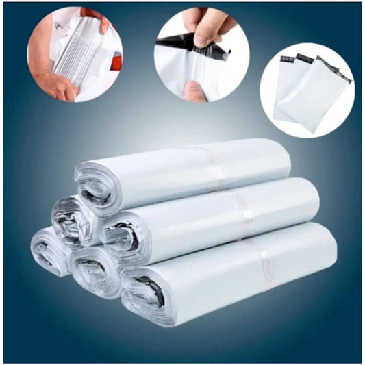 50 Pcs Courier Flyers Shipping Bags With Address Label Pocket - Sizes Available