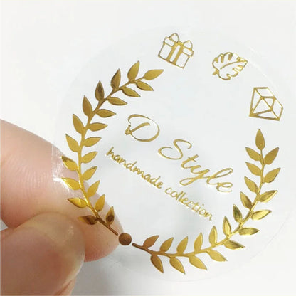 70 Pcs Customized Logo Stickers For Your Business