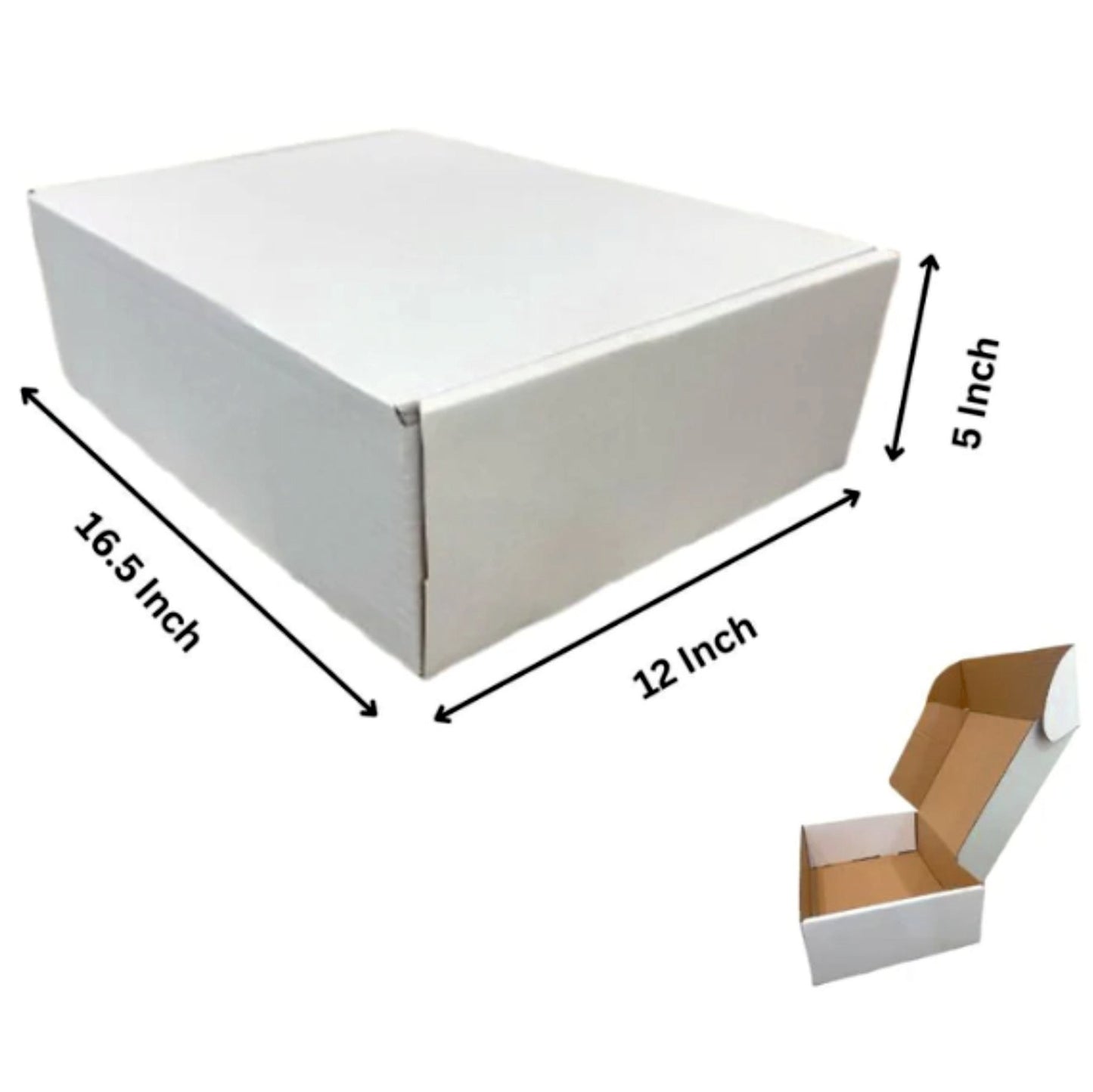Courier Mailer Boxes Corrugated 3-Ply Sizes Available - Pack of 10