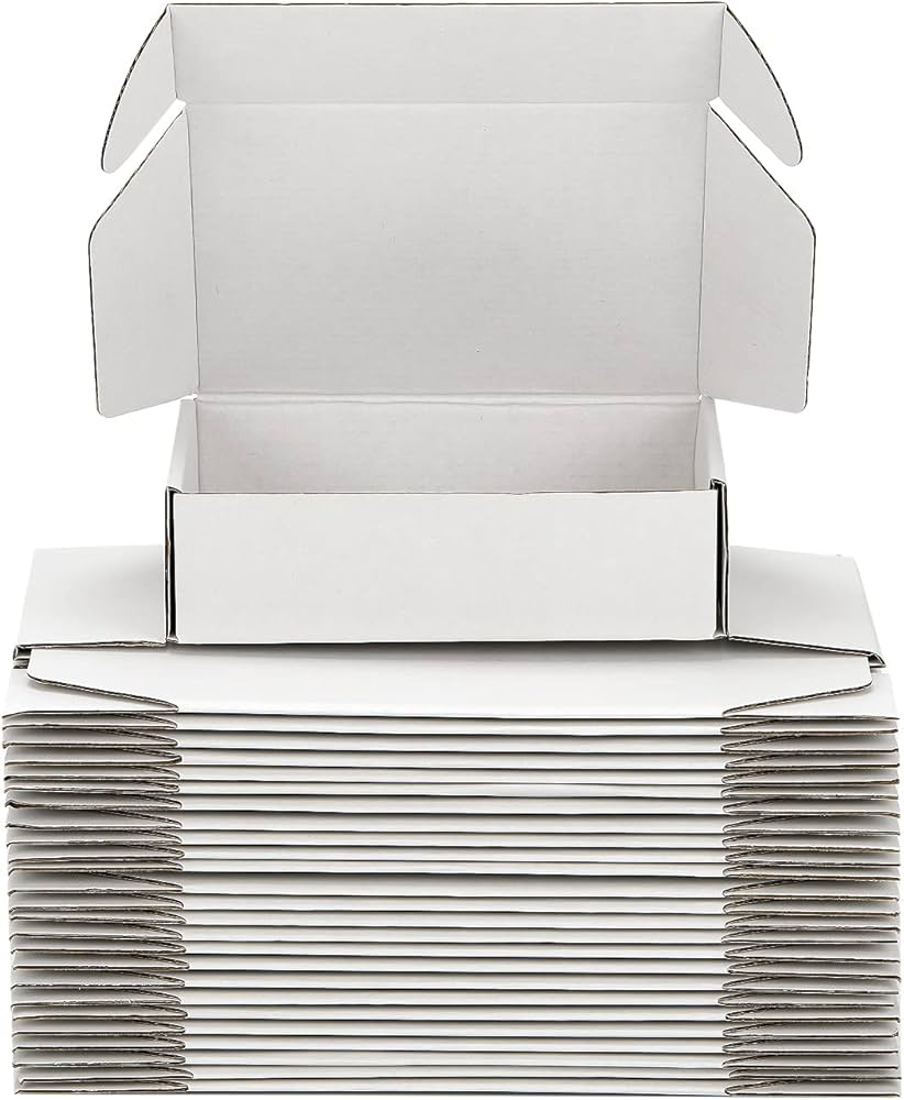Courier Mailer Boxes 6x5x2.5 Inch | Pack of 25 | Eco-Friendly Packaging