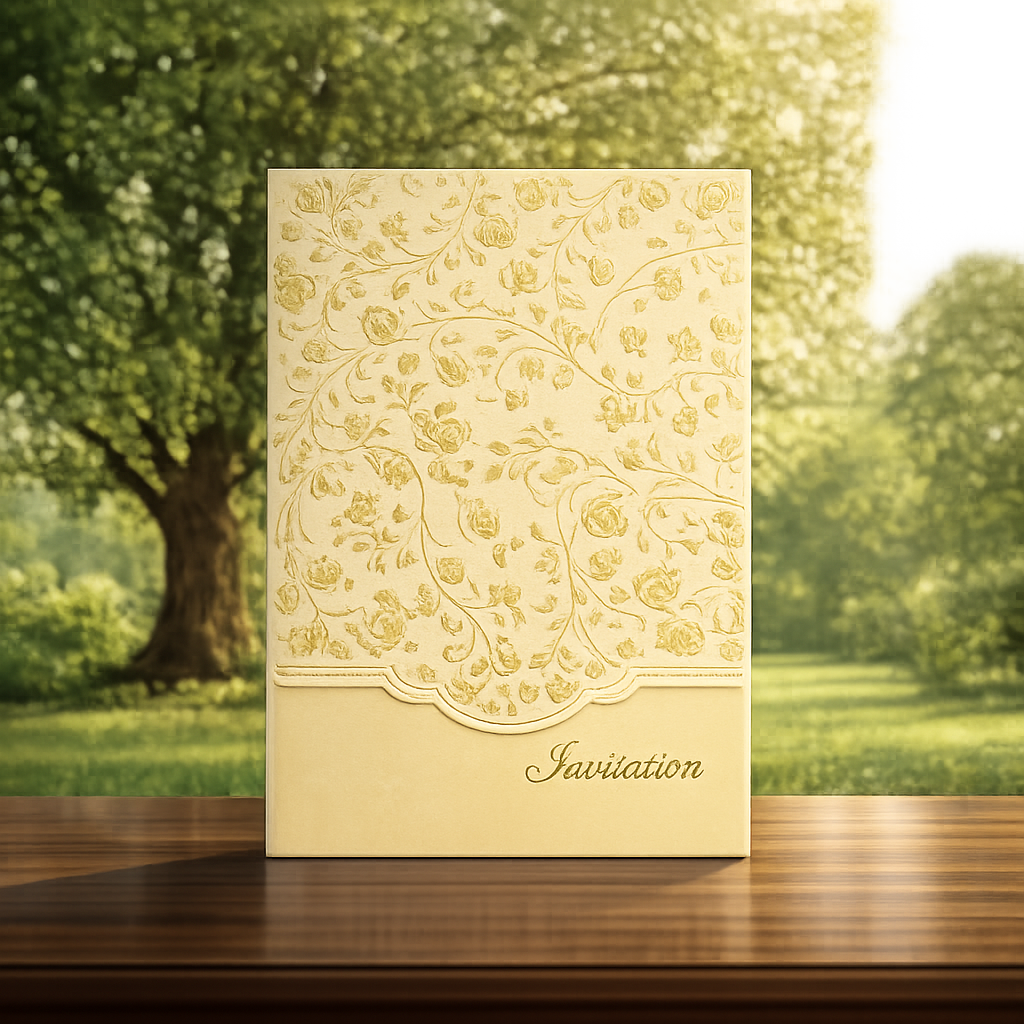 Customized Wedding Invitation Cards – Pack of 50 | Premium Personalized Wedding Cards | Stylish & Unique Invitation Design