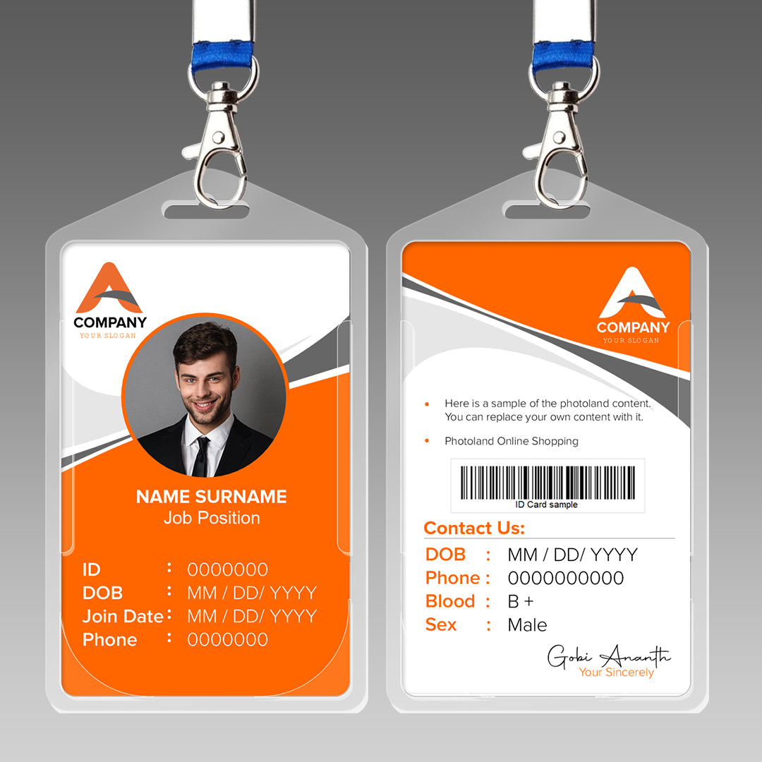 Custom PVC Card, Employee Card, Student ID Card