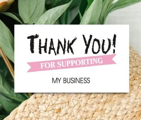 Premium Thank You Cards for Packaging – Perfect for E-commerce Orders (100 Pack)
