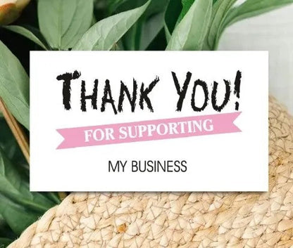 Premium Thank You Cards for Packaging – Perfect for E-commerce Orders (100 Pack)