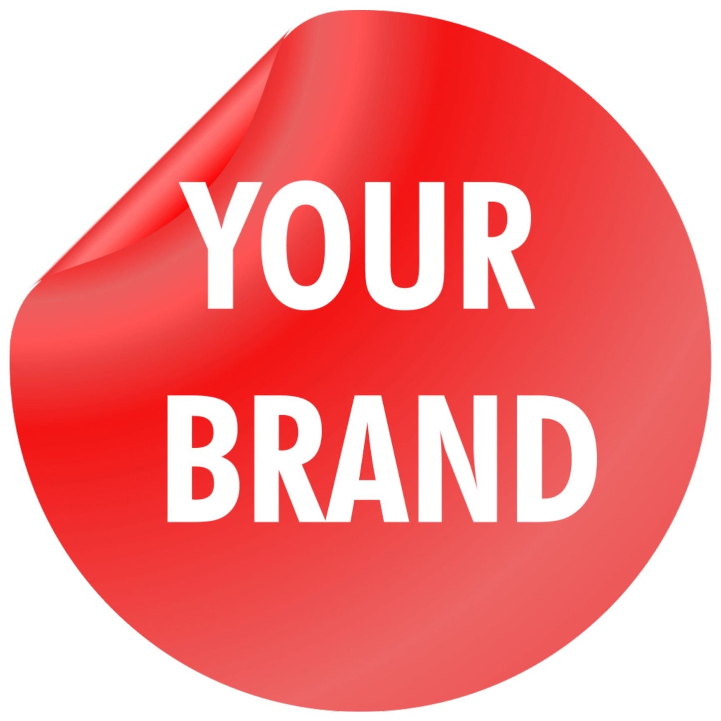 70 Pcs Customized Logo Stickers For Your Business