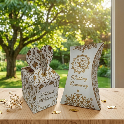 100 Custom Printed Bid Box | Premium Ballot Box for Weddings, Events & Promotions