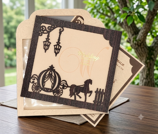 Wedding Invitation Cards Pack of 50 | Custom Design | Premium Quality Invitation Cards