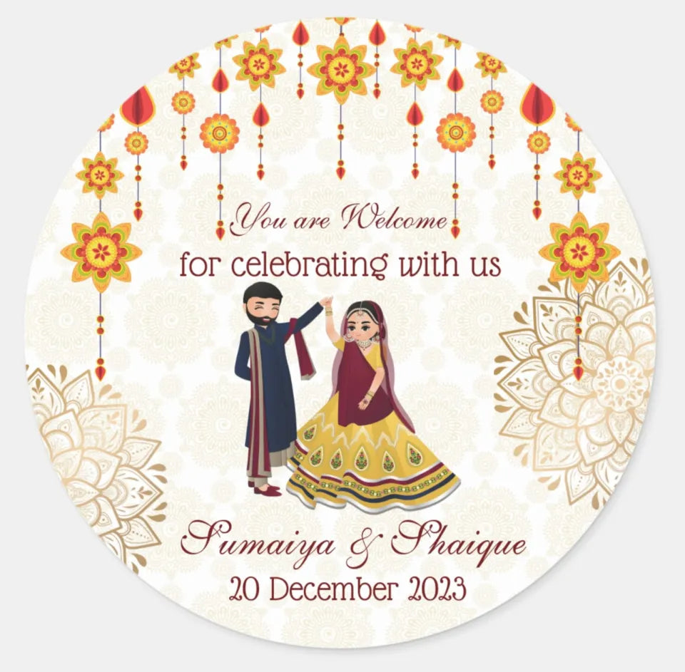 70 Pcs Customized  Wedding Stickers - Design Your Own Stickers - Personalized Bottle Labels