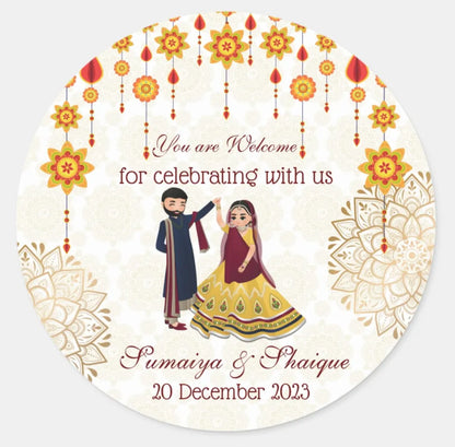 70 Pcs Customized  Wedding Stickers - Design Your Own Stickers - Personalized Bottle Labels