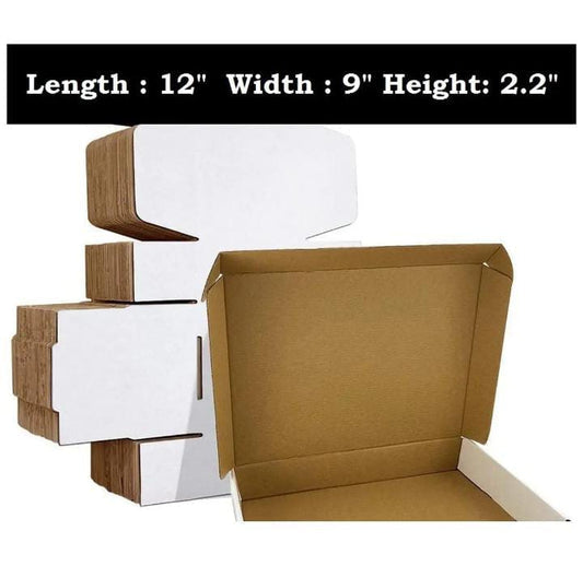 Courier Mailer Boxes 6x5x2.5 Inch | Pack of 25 | Eco-Friendly Packaging