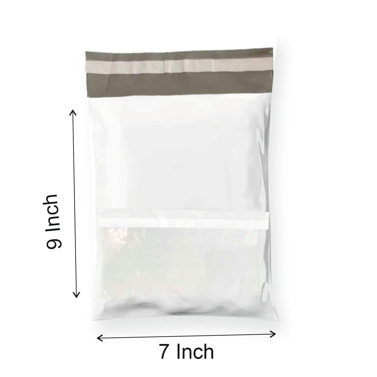 “50 Pcs Courier Flyers Shipping Bags with Address Label Pocket | Multiple Sizes – Secure & Durable Packaging”