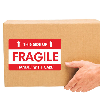 Fragile Stickers - Handle with Care Stickers Large - For Sensitive Items Pack of 20, 40,60 & 100