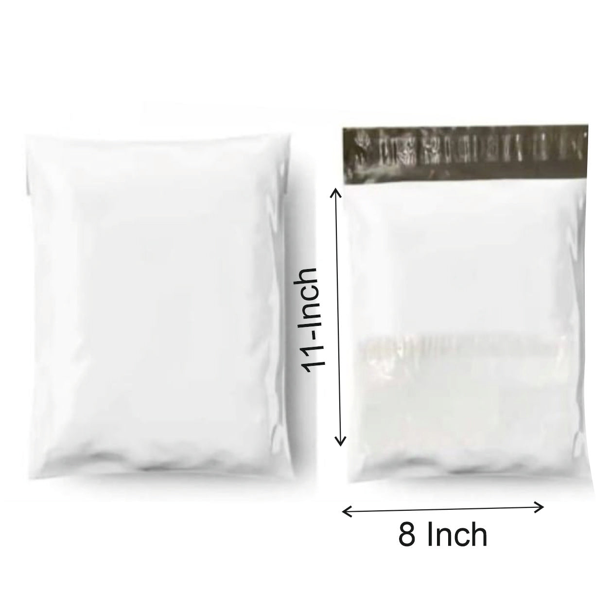 “50 Pcs Courier Flyers Shipping Bags with Address Label Pocket | Multiple Sizes – Secure & Durable Packaging”