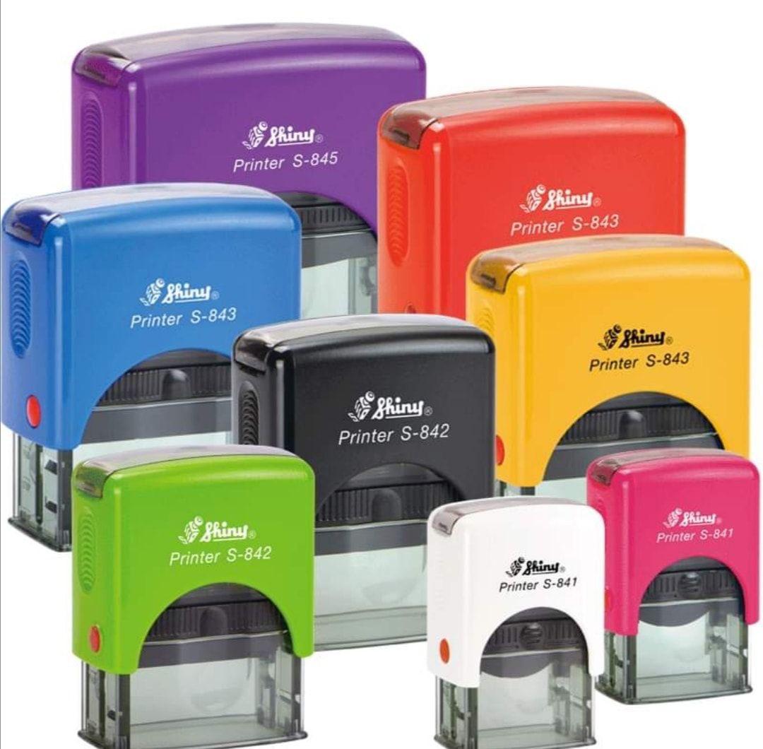 Customize pre ink automatic machine stamp with your own choice