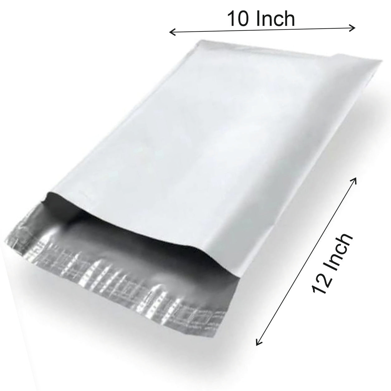 “50 Pcs Courier Flyers Shipping Bags with Address Label Pocket | Multiple Sizes – Secure & Durable Packaging”