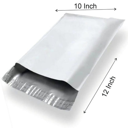“50 Pcs Courier Flyers Shipping Bags with Address Label Pocket | Multiple Sizes – Secure & Durable Packaging”