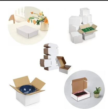 Courier Mailer Boxes Corrugated 3-Ply Sizes Available - Pack of 10