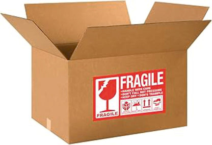 Fragile Stickers - Handle with Care Stickers Large - For Sensitive Items Pack of 20, 40,60 & 100