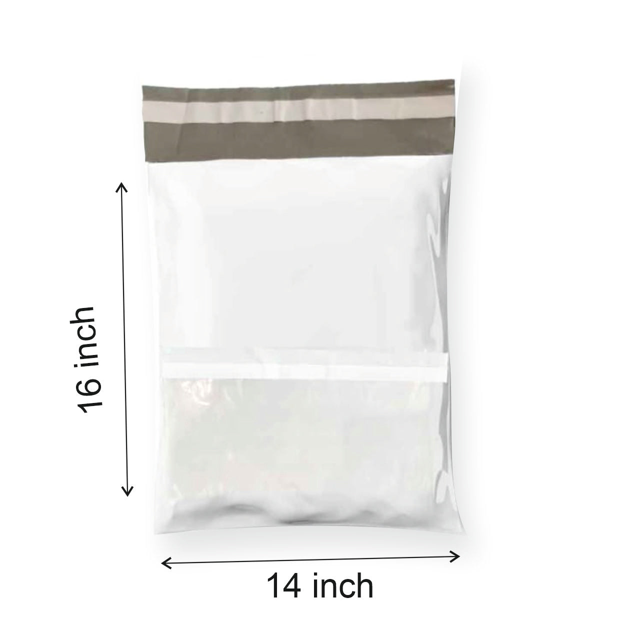 “50 Pcs Courier Flyers Shipping Bags with Address Label Pocket | Multiple Sizes – Secure & Durable Packaging”